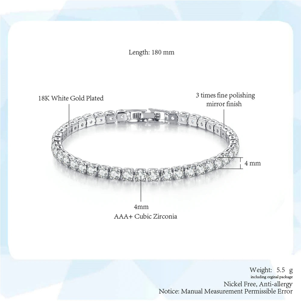 Beautiful  Bracelet  Zirconia Silver 🥈