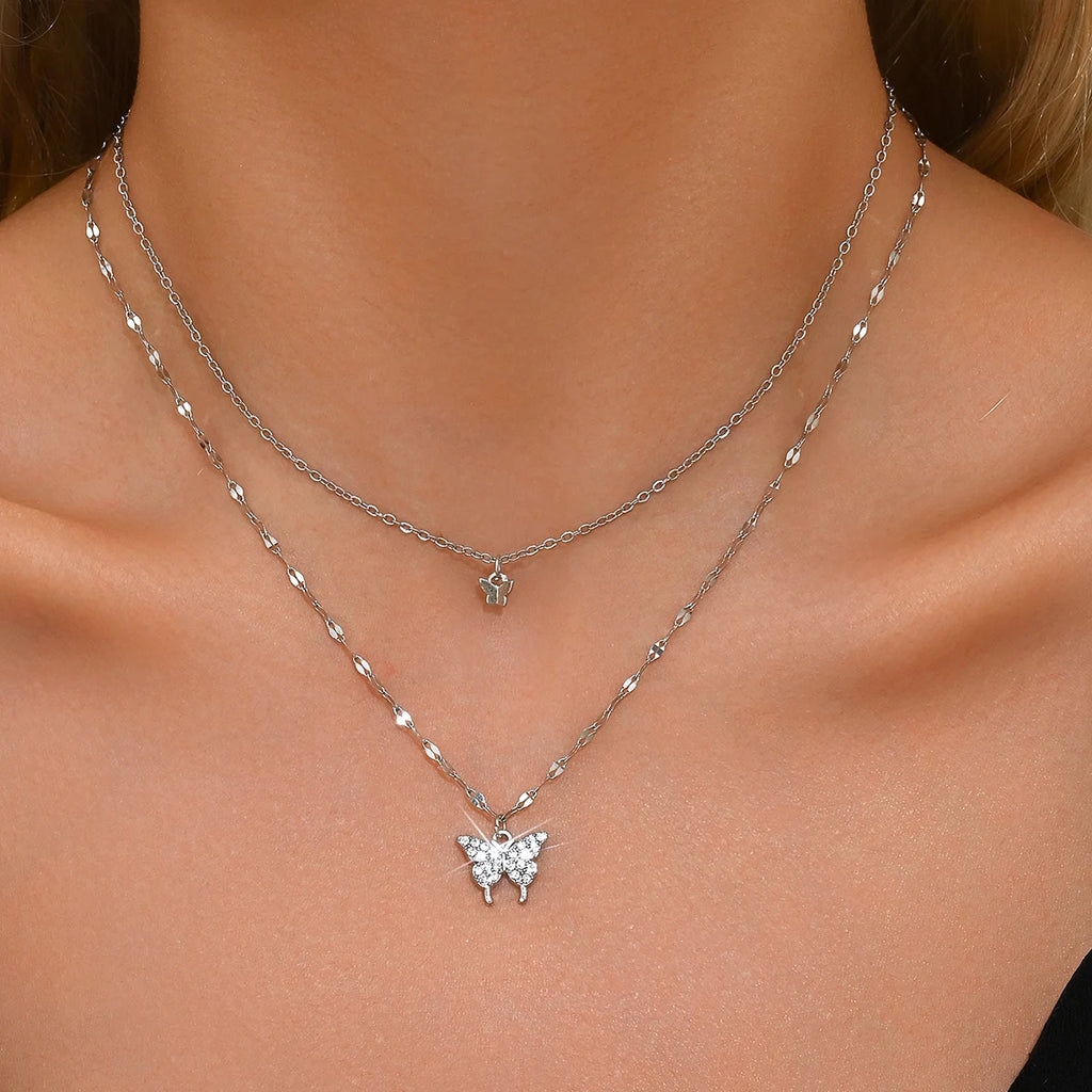 Elegant Butterfly Necklace