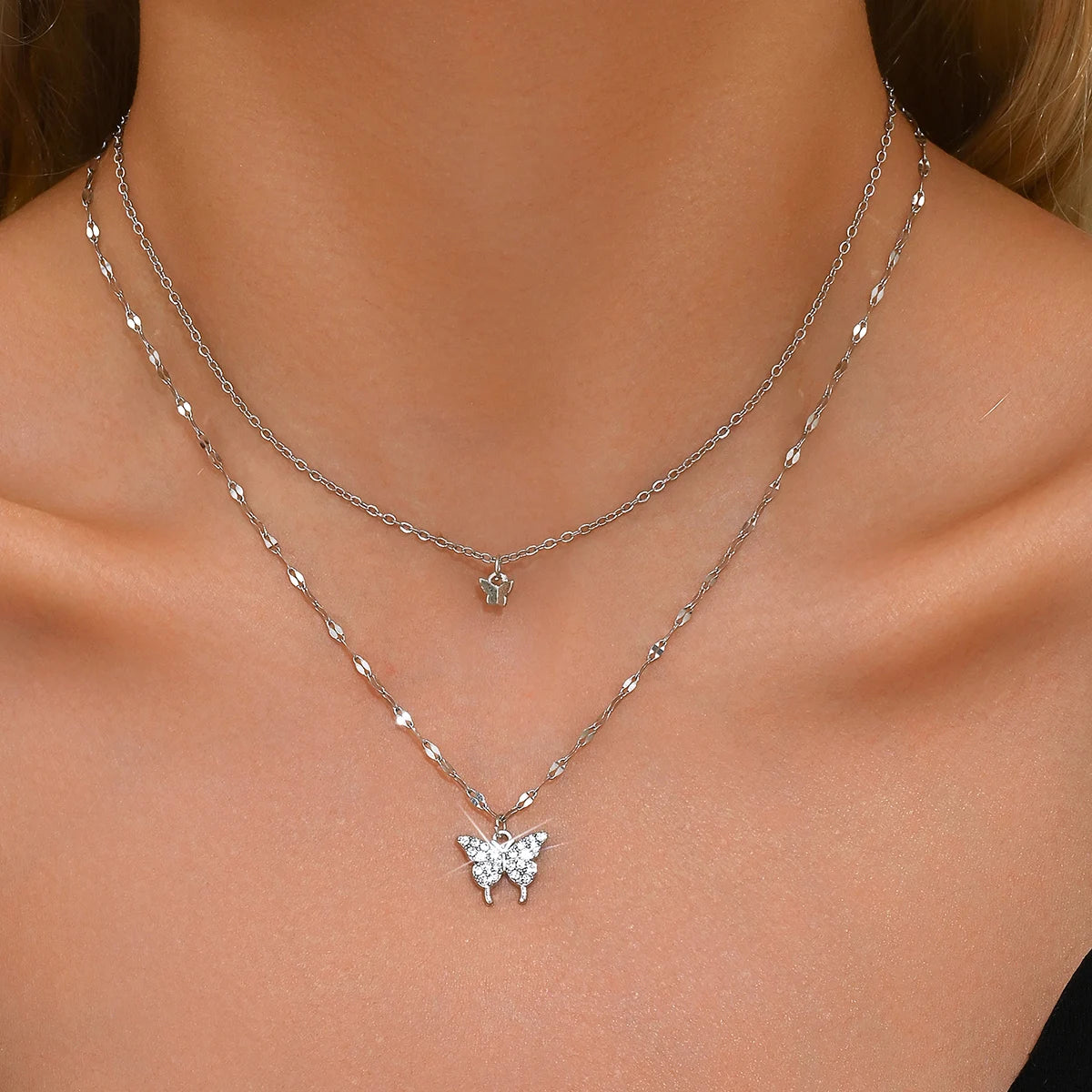 Elegant Butterfly Necklace