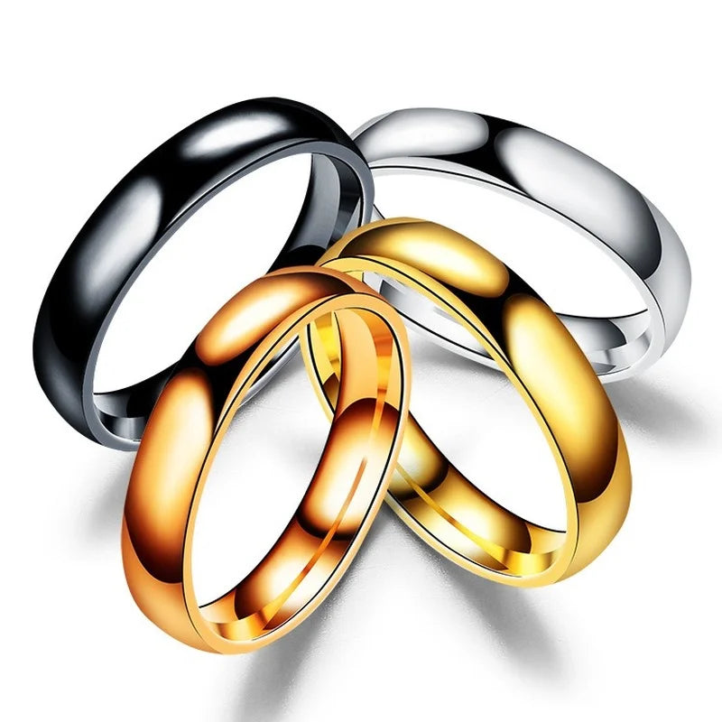 Wedding Rings Stainless Steel Couple Finger Jewelry Gifts