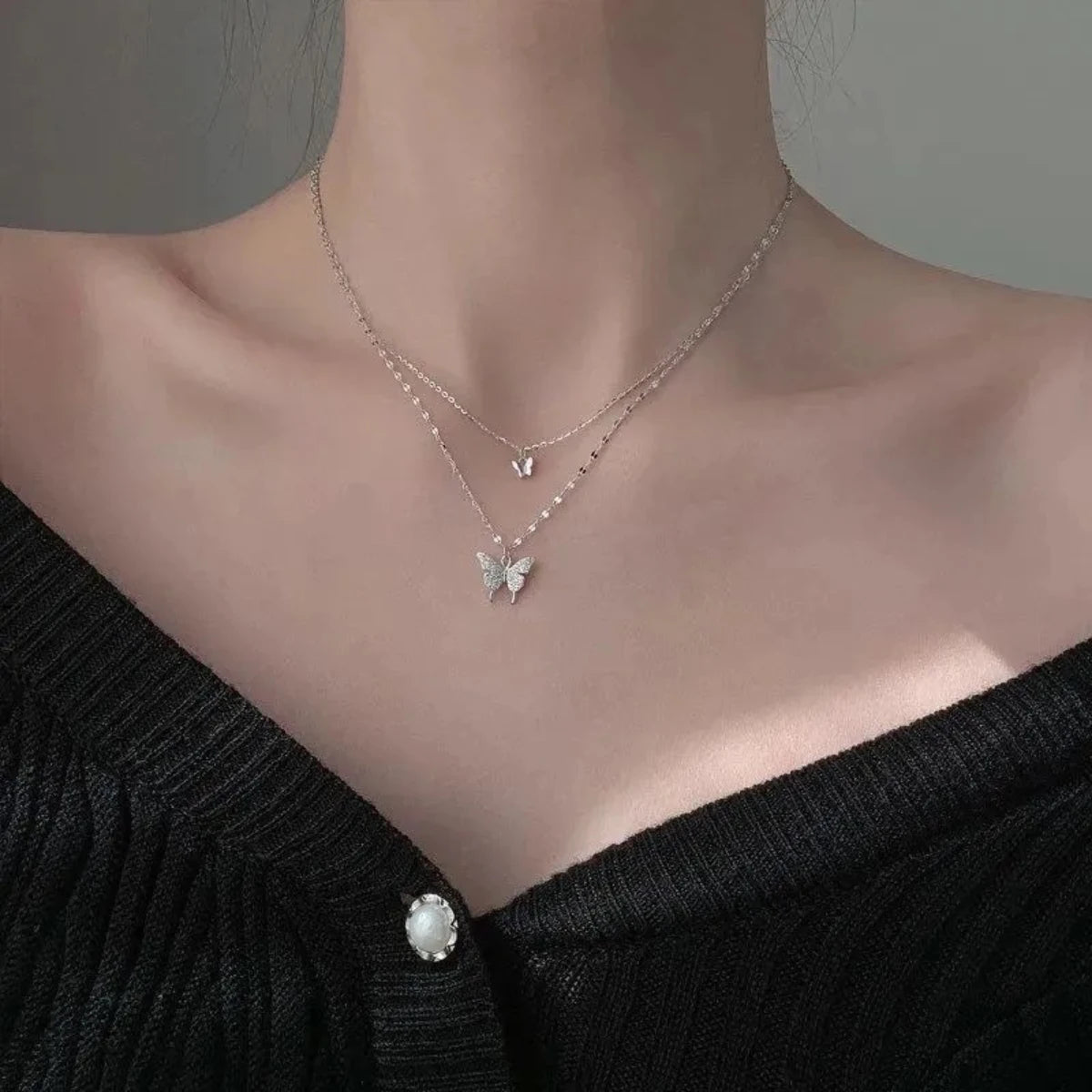 Elegant Butterfly Necklace