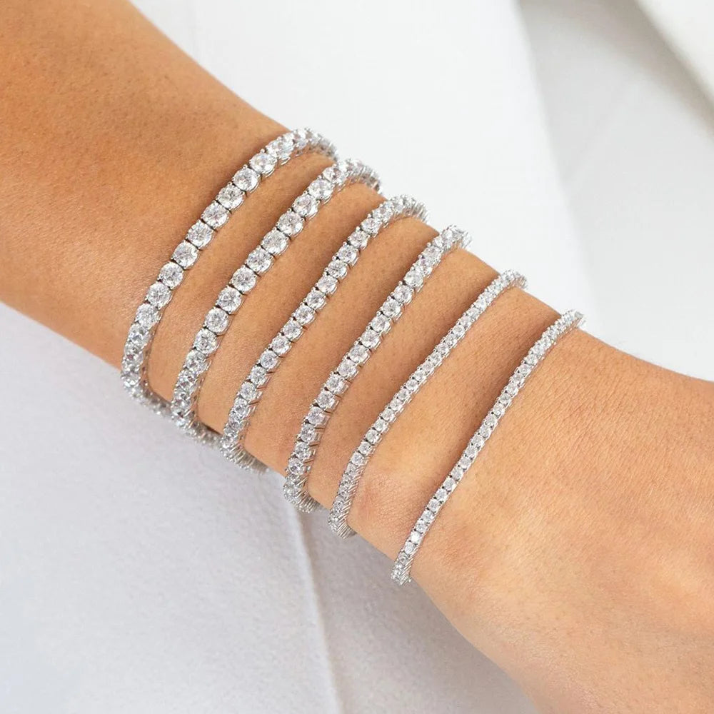 Beautiful  Bracelet  Zirconia Silver 🥈