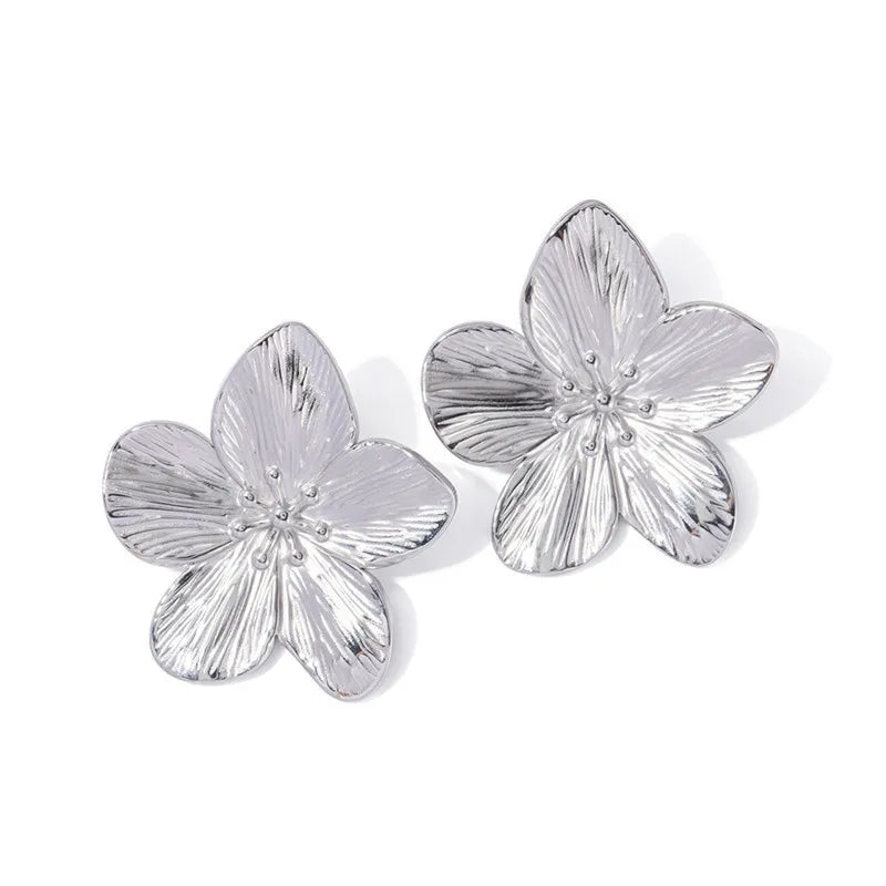 Earrings Flower Elegant Style