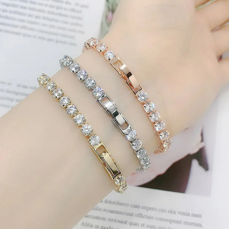 Beautiful  Bracelet  Zirconia Silver 🥈