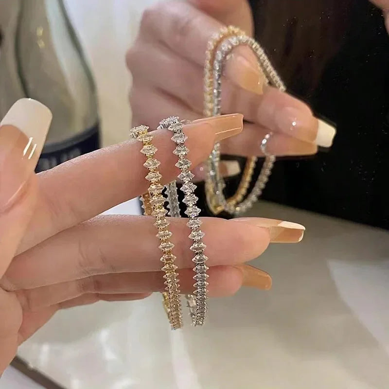 Crystal Geometric  Bracelets for Women 2025